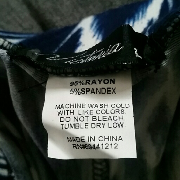 Cute  flowy blue and white pants! - Picture 5 of 5